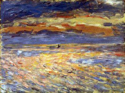 Pierre-Auguste Renoir Sunset at Sea china oil painting image